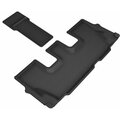 3D Mats Usa Custom Fit, Raised Edge, Black, Thermoplastic Rubber Of Carbon Fiber Texture L1HY10131509